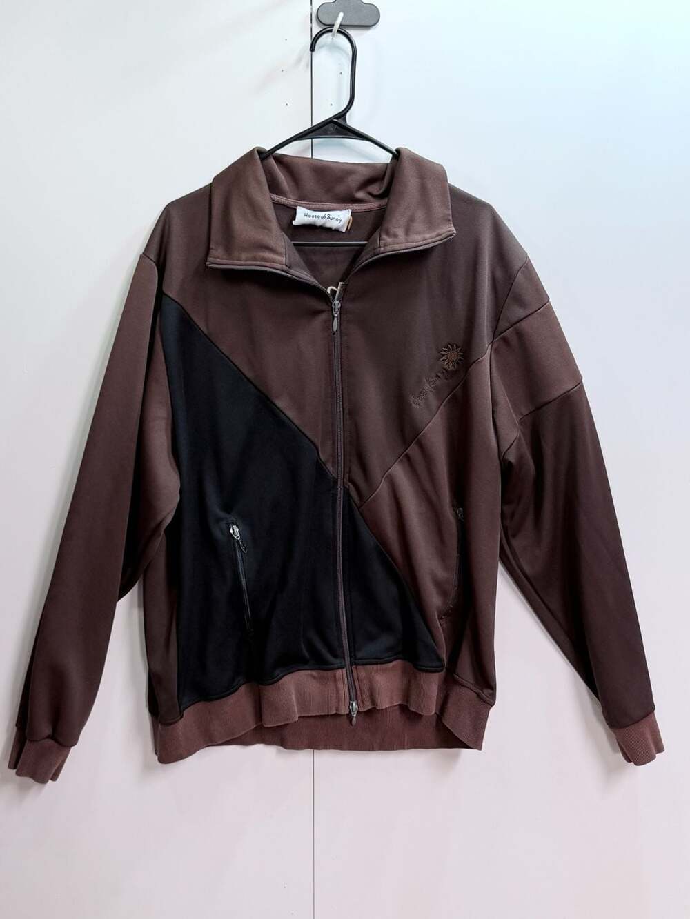 House of Sunny Vol 19 Track Jacket Brown Black Size 2XL
